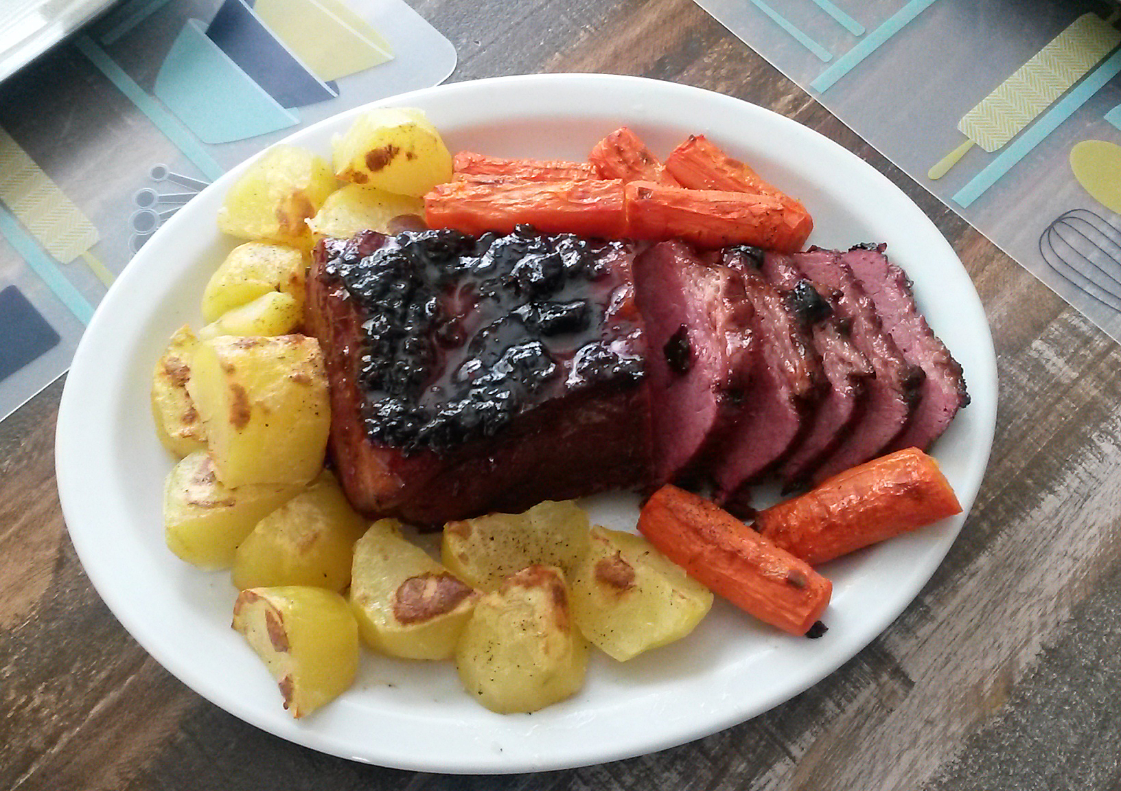 Glazed Corned Beef With Rotkohl – Rusty Bent Nail